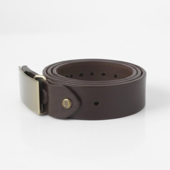 Handmade Buffalo Leather Belt: Handcrafted UNISEX Leather Belt - Picture 3 of 11